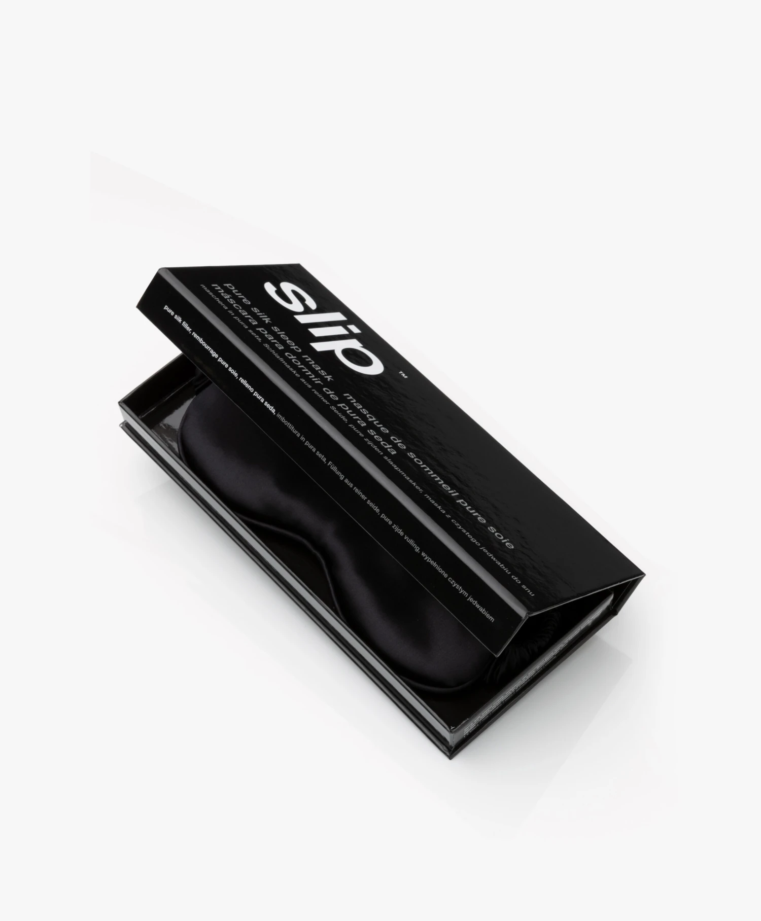 Slip™ Mulberry Zijden Slaapmasker - Zwart 4 Slip™ Mulberry Zijden Slaapmasker - Zwart - Afbeelding 4