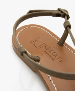 K. Jacques St. Tropez Muse Nubuck Leren Sandalen - Kaki -Mode Kleding 028e0f05 c480 4f32 a24b e40a3645ff98 448