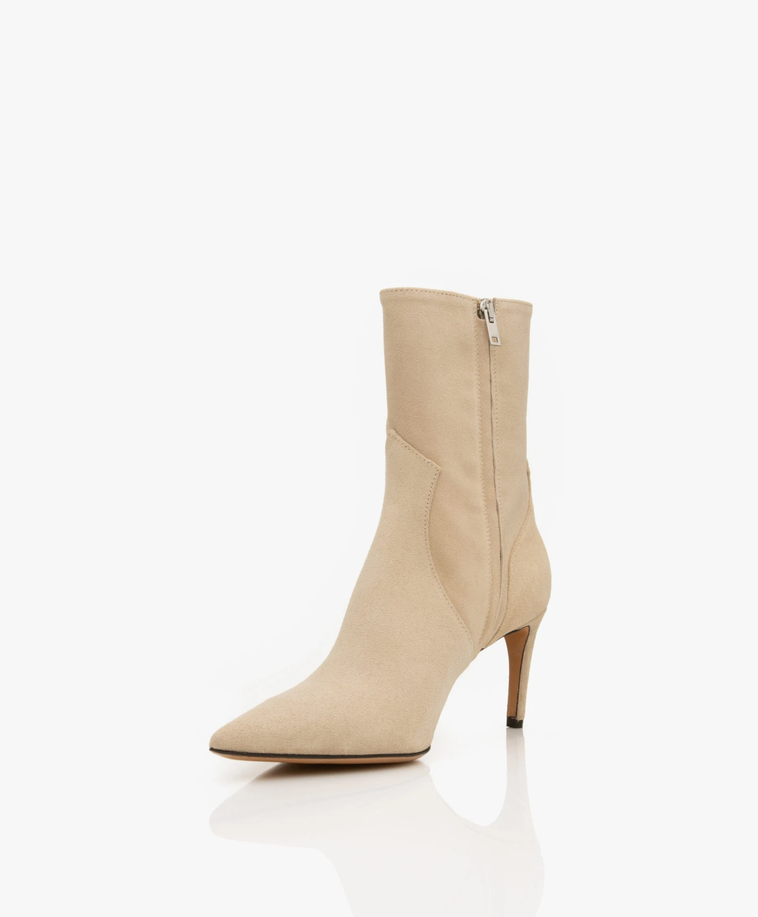 Iro Davy Match Suède Enkellaarzen - Beige 8 Iro Davy Match Suède Enkellaarzen - Beige - Afbeelding 8