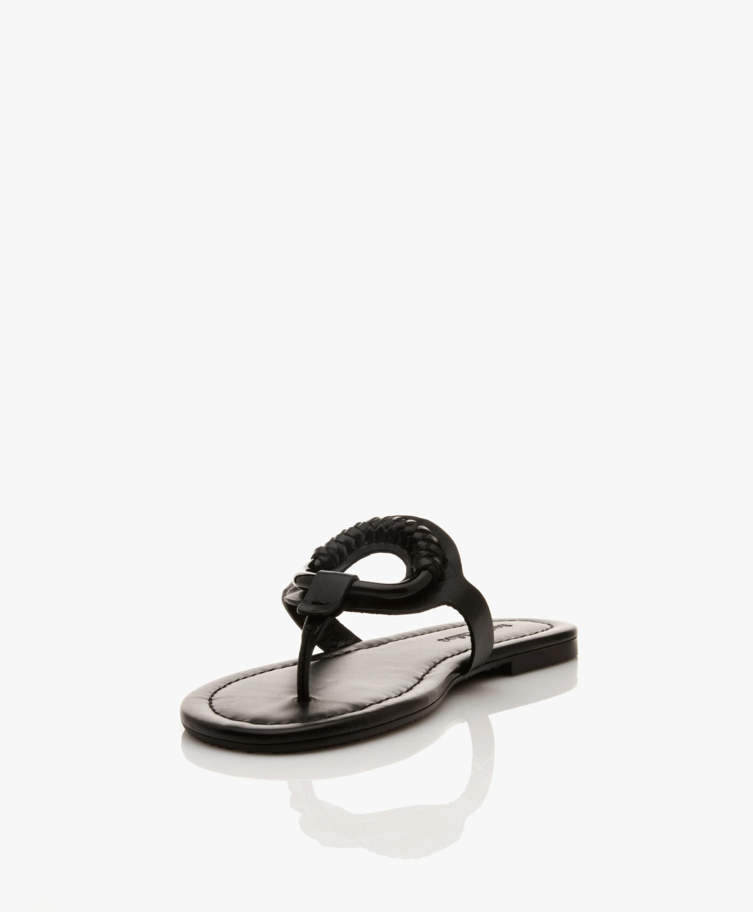 See By Chloé Hana Leren Slippers - Zwart/Zwart 12 See By Chloé Hana Leren Slippers - Zwart/Zwart - Afbeelding 12