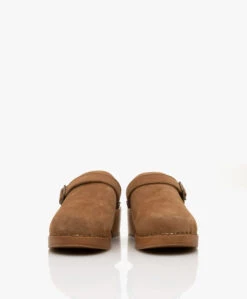 Re/Done 70S Suède En Houten Clogs - Cuoio -Mode Kleding 057ff051 a5ab 4c1f 8cad 5f2d283adb3b 04