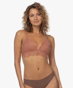 Love Stories Gwen Kanten Bralette - Rose Pink