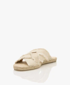 Castañer Pilita Gevlochten Jute Slippers - Ivoor -Mode Kleding 0837fb9a 74fe 4705 acd9 709b3a92797c 160