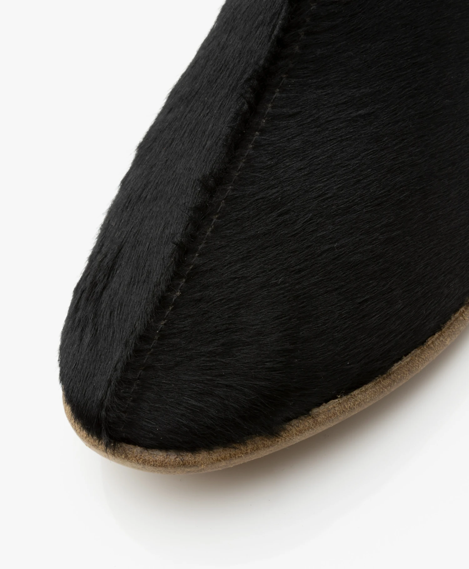 Surée Hairy Leren Mules - Zwart 3 Surée Hairy Leren Mules - Zwart - Afbeelding 3