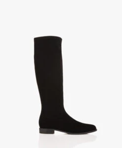 Panara Kniehoge Stretch Laarzen - Zwart