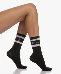 Deblon Sports 2 Paar Sportsokken - Zwart/Wit