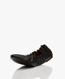 See By Chloé Jane Leren Ballerina’S - Zwart -Mode Kleding 0b8bd276 f902 44cf b85e 1cdfd1d30710 06