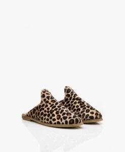 Surée Hairy Leren Print Mules - Leo -Mode Kleding 0c388364 9f8a 4bcc bb26 52db333f721e