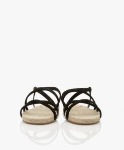 Castañer Pascal Suède Leren Sandalen - Zwart -Mode Kleding 0c5faba3 05a1 4ef9 ba71 942edf7d46d5 01