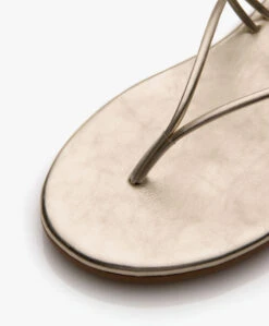 Ancient Greek E Leren Teensandalen - Platinum -Mode Kleding 0e966ca4 dea3 4edb 80d0 473628b4234b 183