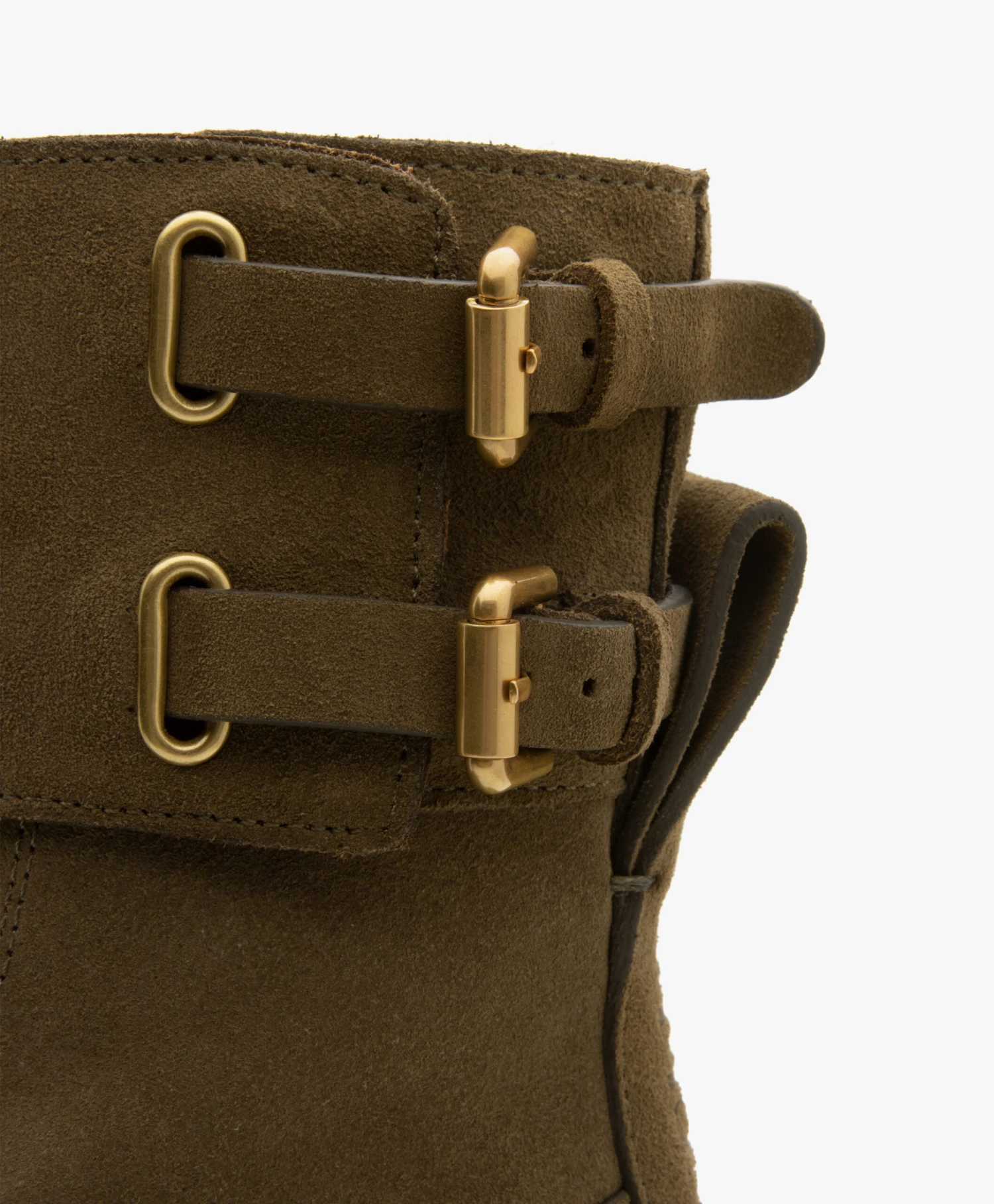 See By Chloé Mallory Combat Hoge Leren Enkellaarzen - Olive 12 See By Chloé Mallory Combat Hoge Leren Enkellaarzen - Olive - Afbeelding 12