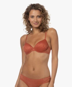 Calvin Klein Lightly Lined Demi Spacer Kant Bh - Copper -Mode Kleding 10d28c02 a65f 4e4e 952b efe5ed0c3111 106
