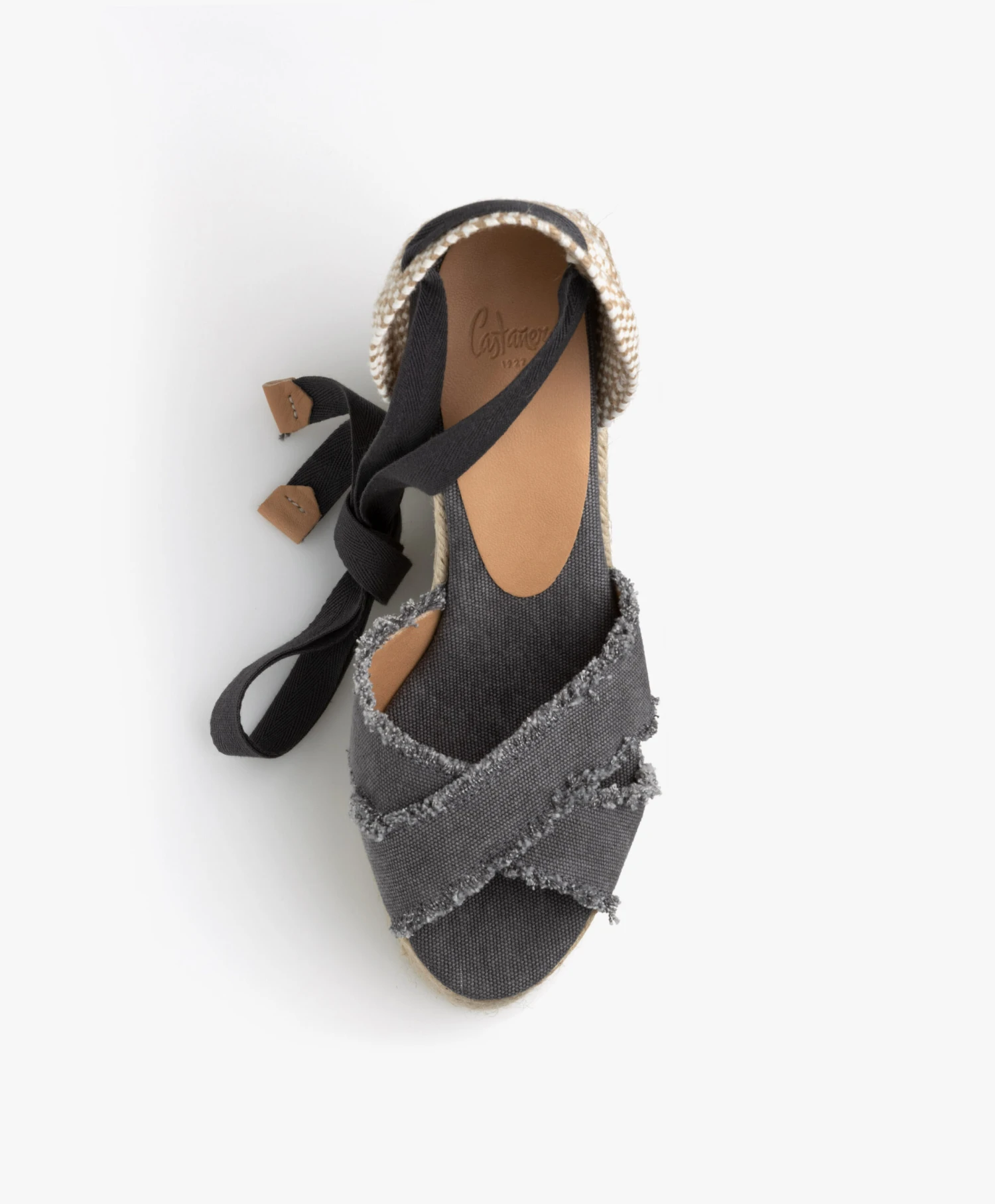 Castañer Bluma 11Cm Sleehak Espadrilles - Charcoal 11 Castañer Bluma 11Cm Sleehak Espadrilles - Charcoal - Afbeelding 11
