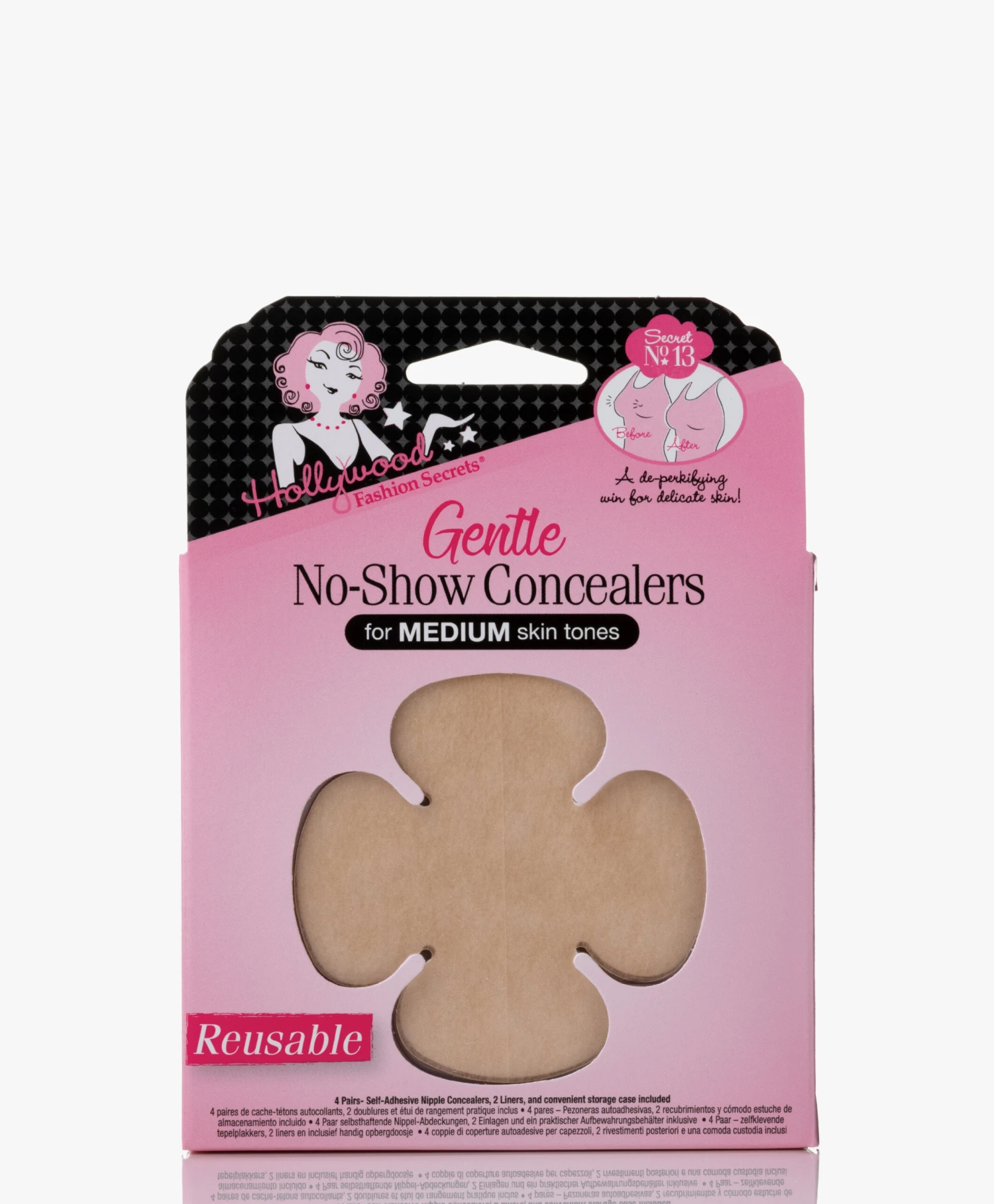 Hollywood Fashion Secrets Gentle No-Show Concealers - Medium Skintones 1 Hollywood Fashion Secrets Gentle No-Show Concealers - Medium Skintones