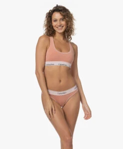 Calvin Klein Modern Cotton Bralette - Rust -Mode Kleding 1326e6cf fbdd 438e a2d0 28b695a0292c 95