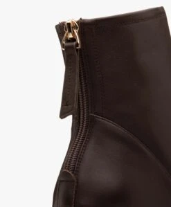 Alias Mae Abbie Leren Stilettohak Enkellaarzen - Choc -Mode Kleding 1429f20b ead0 4108 a030 70c3023bf5e3 03