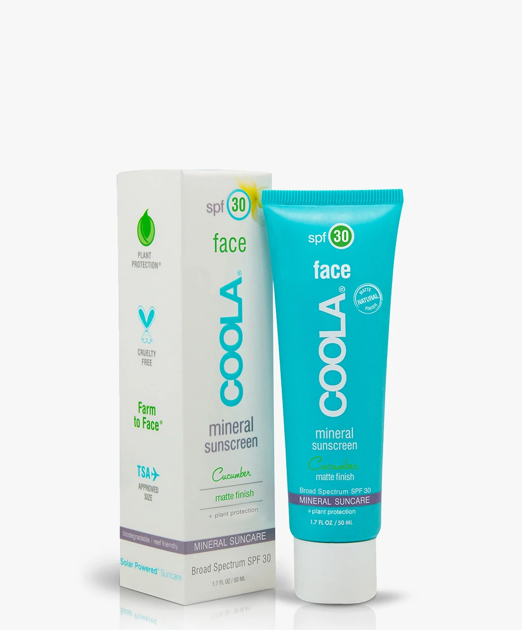 Coola Mineral Face Sunscreen Lotion Spf 30 - Cucumber 2 Coola Mineral Face Sunscreen Lotion Spf 30 - Cucumber - Afbeelding 2