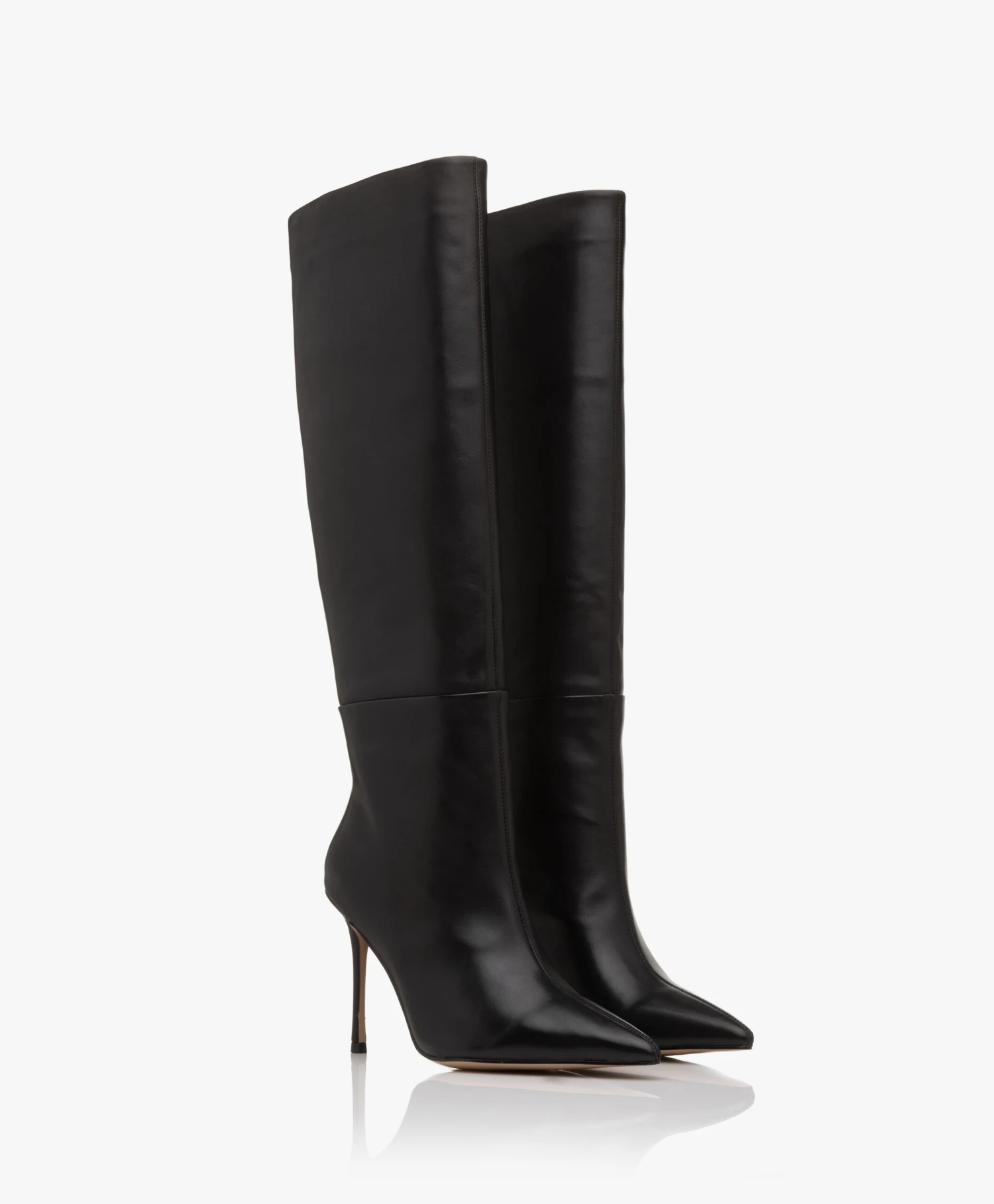 Alias Mae Boston Hoge Leren Laarzen Met Naaldhak - Zwart 7 Alias Mae Boston Hoge Leren Laarzen Met Naaldhak - Zwart - Afbeelding 7