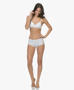 Hanro Invisible Cotton Maxi Slip - Wit -Mode Kleding 181220 HANRO Invisible Cotton Maxi Slip Wit 35