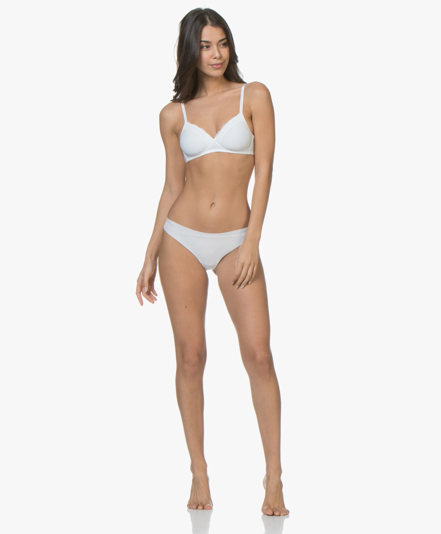 Hanro Invisible Cotton String - Wit 2 Hanro Invisible Cotton String - Wit - Afbeelding 2