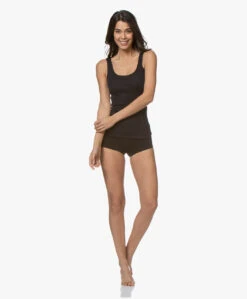 Hanro Cotton Seamless Tanktop - Zwart 22 Hanro Cotton Seamless Tanktop - Zwart -Mode Kleding 190404 Hanro Tank Top Cotton Seamless Black 148