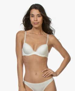 Calvin Klein Seductive Comfort Demi Lift Bh - Ivoor
