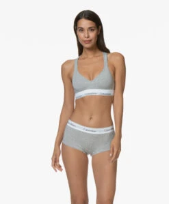 Calvin Klein Modern Cotton Padded Bralette - Grijs Mêlee 24 Calvin Klein Modern Cotton Padded Bralette - Grijs Mêlee -Mode Kleding 190814 Calvin Klein Modern Cotton Padded Bralette Grijs Mlee 44