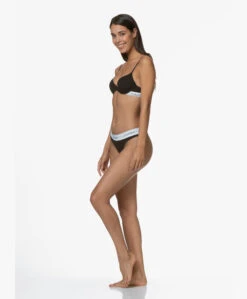 Calvin Klein Modern Cotton T-Shirt Bh - Zwart/Wit 21 Calvin Klein Modern Cotton T-Shirt Bh - Zwart/Wit -Mode Kleding 190814 Calvin Klein Modern Cotton T shirt BH ZwartWit 142