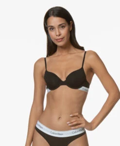 Calvin Klein Modern Cotton T-Shirt Bh - Zwart/Wit