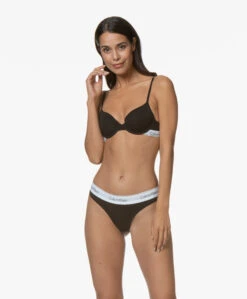 Calvin Klein Modern Cotton T-Shirt Bh - Zwart/Wit 22 Calvin Klein Modern Cotton T-Shirt Bh - Zwart/Wit -Mode Kleding 190814 Calvin Klein Modern Cotton T shirt BH ZwartWit 86