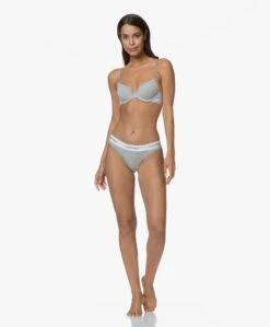 Calvin Klein Modern Cotton T-Shirt Bh - Grijs Mêlee 22 Calvin Klein Modern Cotton T-Shirt Bh - Grijs Mêlee -Mode Kleding 190814 Calvin Klein Modern T Shirt Bra Grey Heather 62