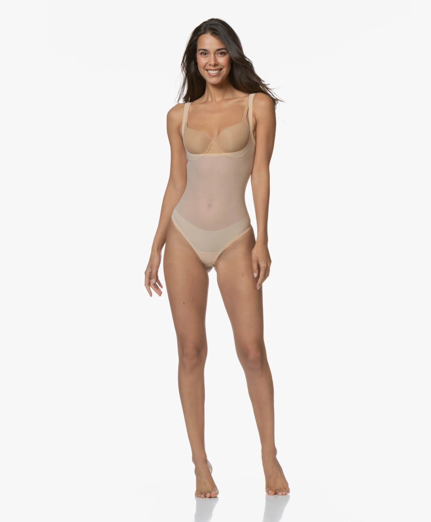 Wolford Tulle Forming String Body - Nude 2 Wolford Tulle Forming String Body - Nude - Afbeelding 2