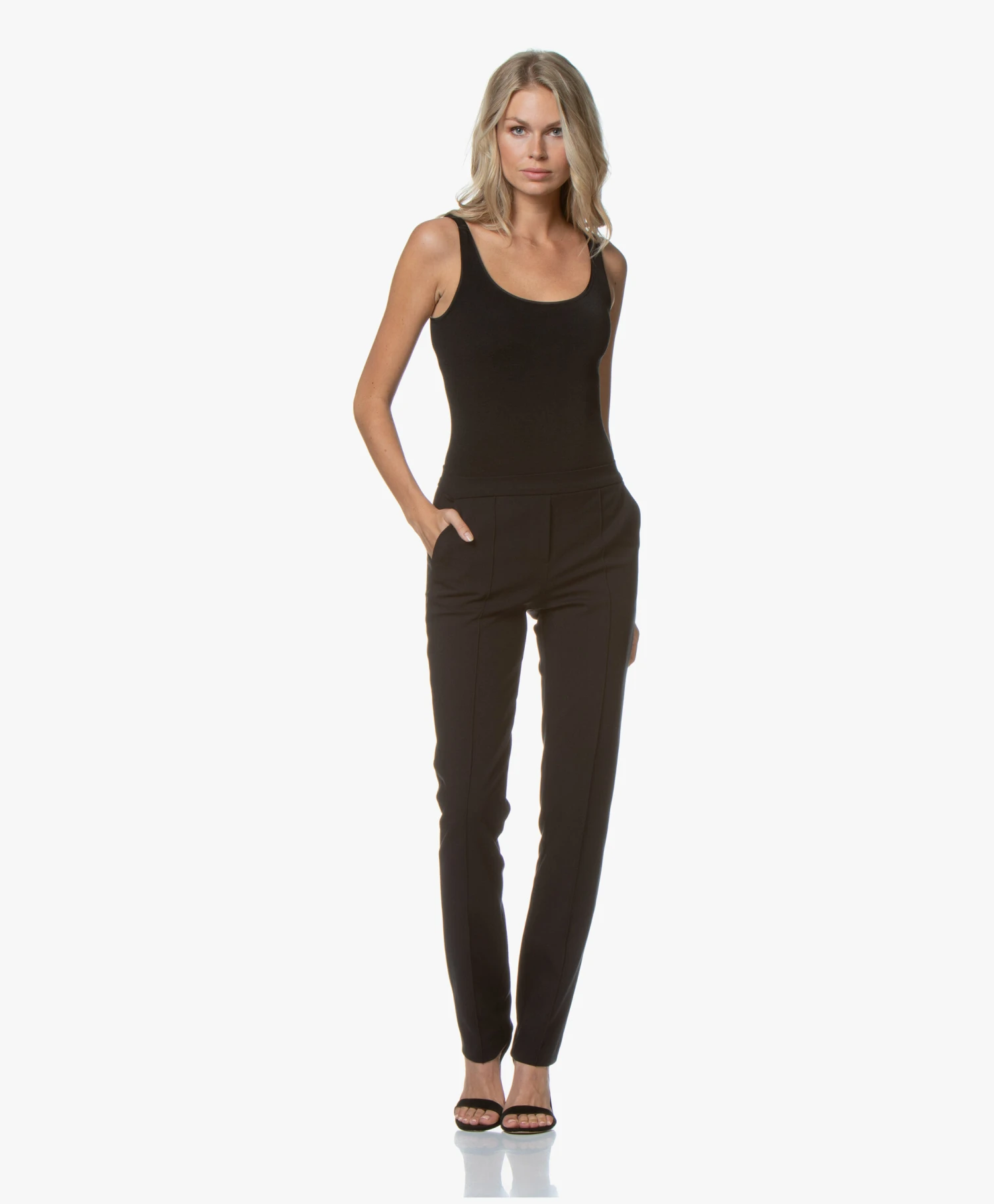 Wolford Jamaika Stretch-Jersey String Body - Zwart 2 Wolford Jamaika Stretch-Jersey String Body - Zwart - Afbeelding 2