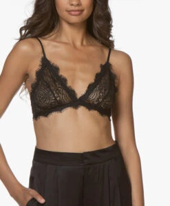 Anine Bing Lace Bra With Trim - Zwart -Mode Kleding 190827 0d8e718a b293 46e6 ad87 547244862313