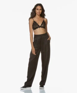 Anine Bing Lace Bra With Trim - Zwart -Mode Kleding 190827 ANINE BING Lace Bra with Trim Zwart 3200