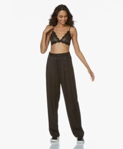 Anine Bing Lace Bra With Trim - Zwart -Mode Kleding 190827 ANINE BING Lace Bra with Trim Zwart 3210