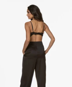 Anine Bing Lace Bra With Trim - Zwart -Mode Kleding 190827 ANINE BING Lace Bra with Trim Zwart 3256