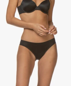 Calvin Klein Liquid Touch Slip - Zwart -Mode Kleding 191024 Calvin Klein Bikini Black 112