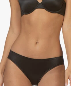 Calvin Klein Liquid Touch Slip - Zwart -Mode Kleding 191024 Calvin Klein Bikini Black 51