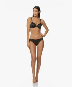 Calvin Klein Liquid Touch Slip - Zwart -Mode Kleding 191024 Calvin Klein Bikini Black 65