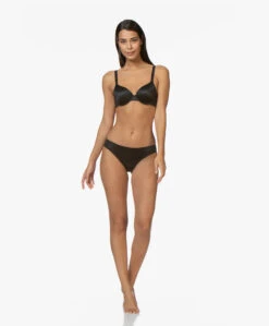 Calvin Klein Liquid Touch Slip - Zwart -Mode Kleding 191024 Calvin Klein Bikini Black 68