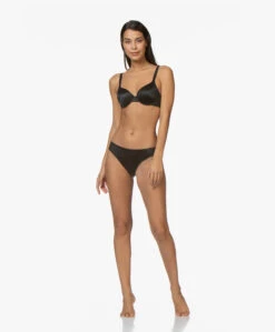 Calvin Klein Liquid Touch Slip - Zwart -Mode Kleding 191024 Calvin Klein Bikini Black 70