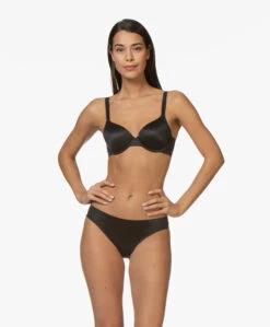 Calvin Klein Liquid Touch Slip - Zwart -Mode Kleding 191024 Calvin Klein Bikini Black 83