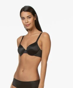 Calvin Klein Liquid Touch Lightly Lined Bh - Zwart -Mode Kleding 191024 Calvin Klein Lightly Lined Pc Black 118