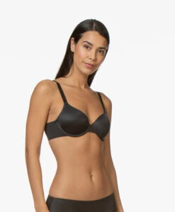 Calvin Klein Liquid Touch Lightly Lined Bh - Zwart -Mode Kleding 191024 Calvin Klein Lightly Lined Pc Black 126