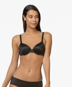 Calvin Klein Liquid Touch Lightly Lined Bh - Zwart -Mode Kleding 191024 Calvin Klein Lightly Lined Pc Black 129