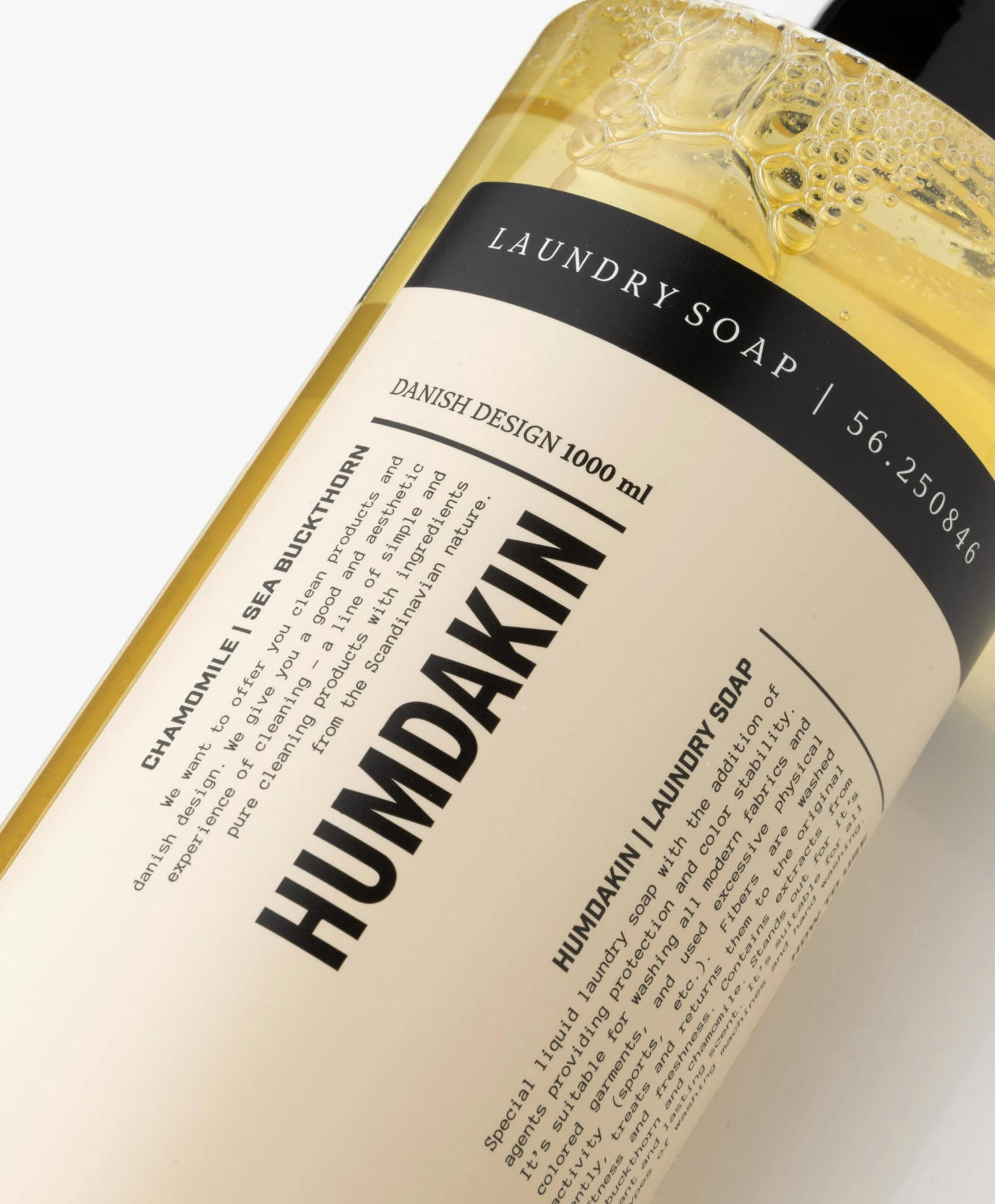 Humdakin Hypoallergeen 1000Ml Wasmiddel - Duindoorn & Kamille 2 Humdakin Hypoallergeen 1000Ml Wasmiddel - Duindoorn & Kamille - Afbeelding 2