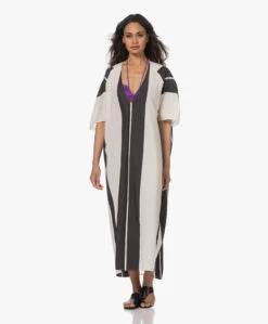 Su Paris Lida Gestreepte Herringbone Kaftan - Zwart -Mode Kleding 1ae2d99b d588 4347 a9e2 c19f4ea67122 35