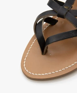 K. Jacques St. Tropez Larissa Leren Sandalen Met Studs - Marine -Mode Kleding 1caa0434 f349 48e7 82a1 0ff7be5e8f22 338