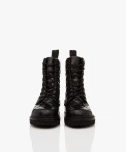 See By Chloé Jodie Doorgestikte Combat Boots - Zwart -Mode Kleding 1f4a6138 1804 4867 ad74 74b0058e5eaf 05